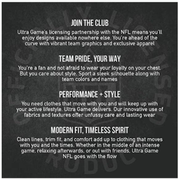 Ultra Game NFL boys High Performance Moisture Wicking Fleece Jogger Sweatpants - Picture 4 of 7